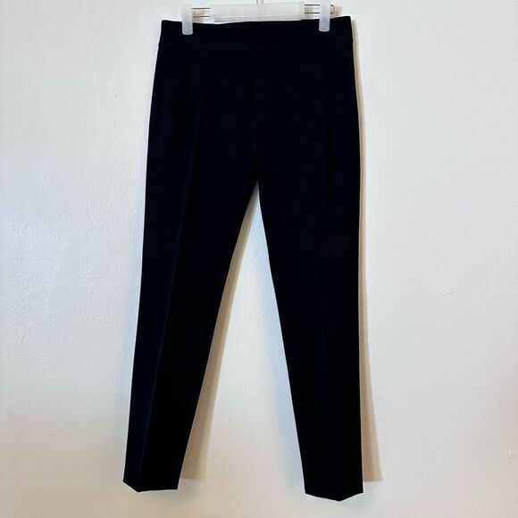 Elie Tahari Women's Tailored Black Stretch Pull On Pants Small - Picture 1 of 5